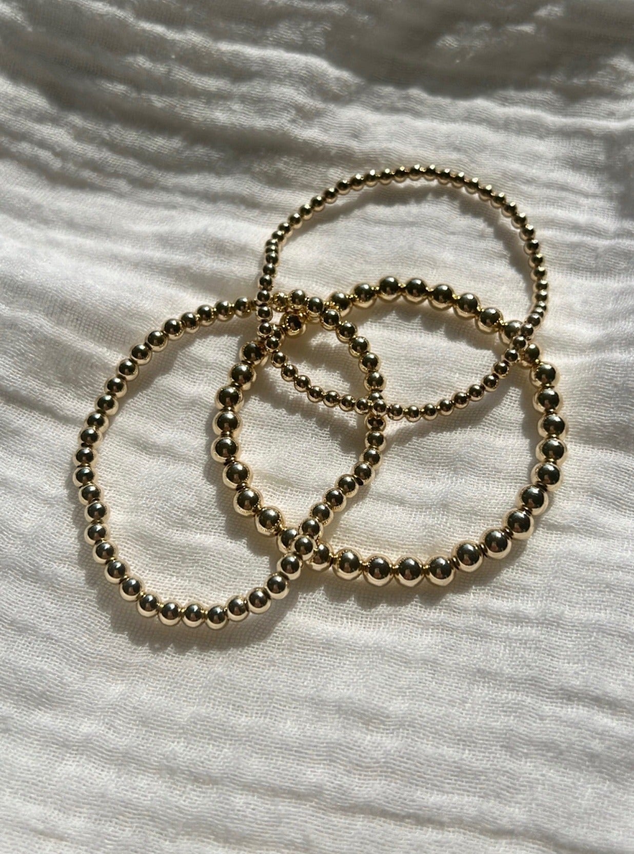 Gold Beaded Bracelet