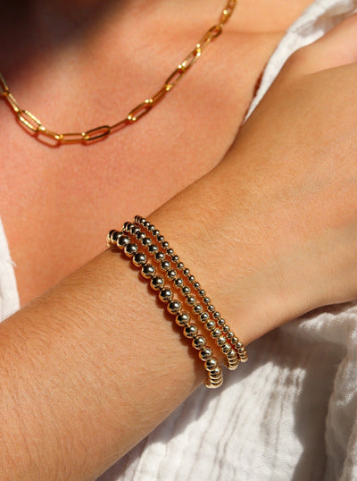 Gold Beaded Bracelet