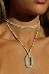 Suede Wrap Necklace
