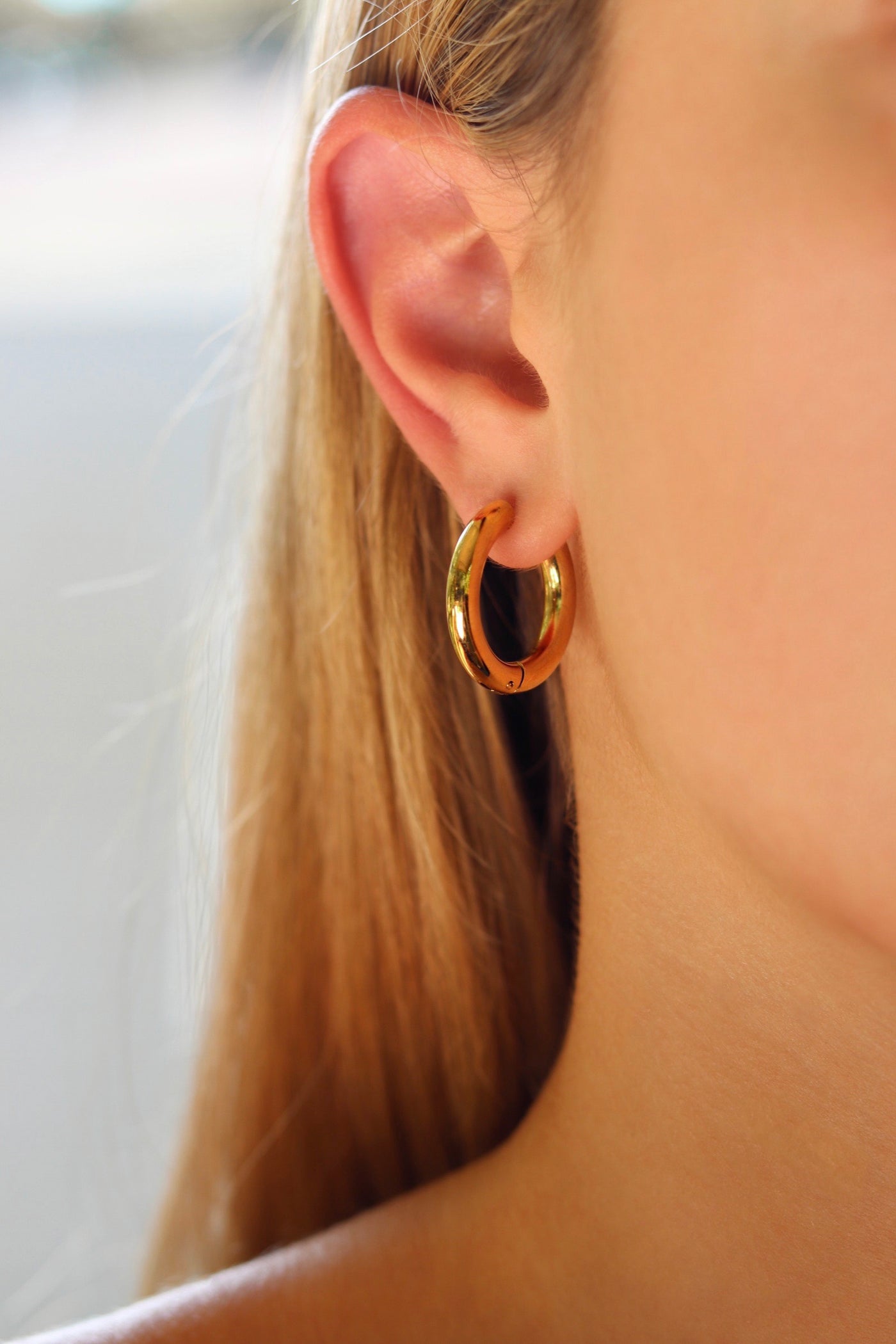 Classic Gold Hoops