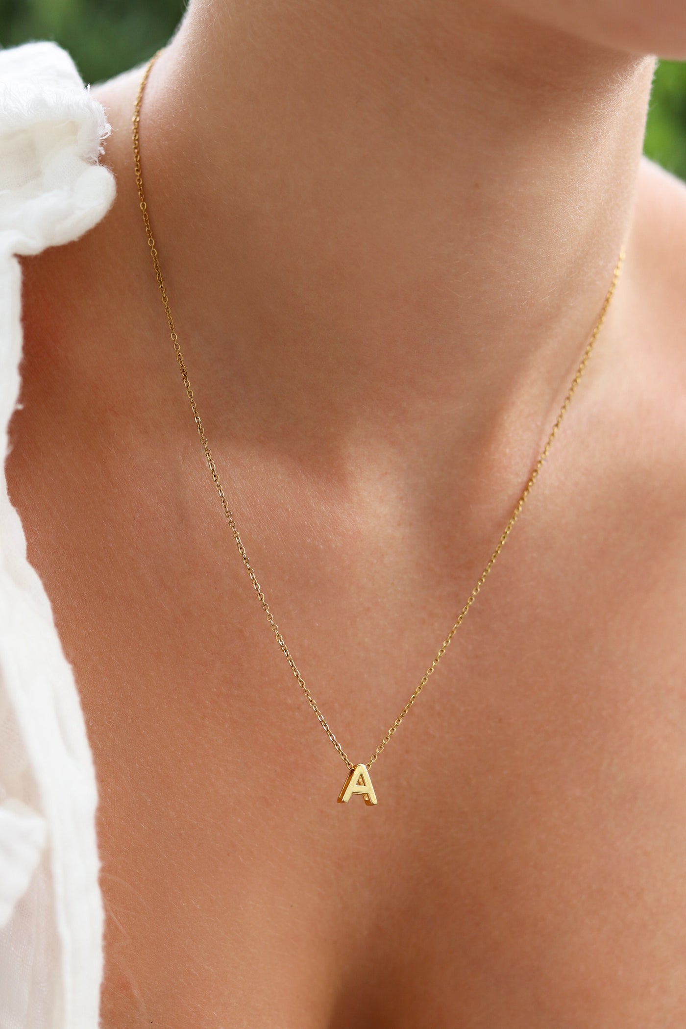 Dainty Initial Necklace