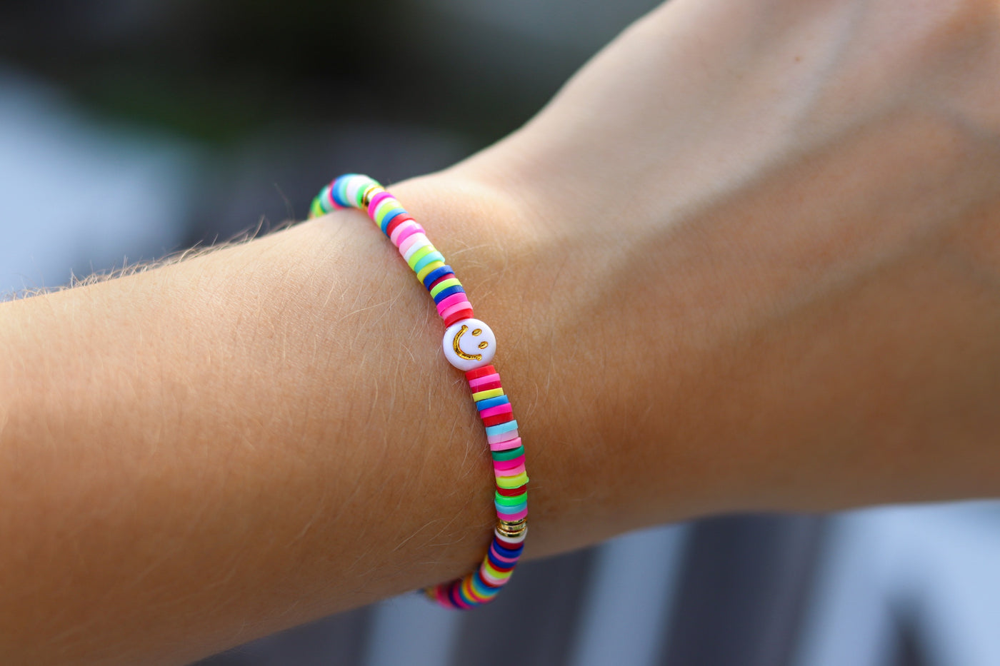 Smiley Rainbow Bracelet