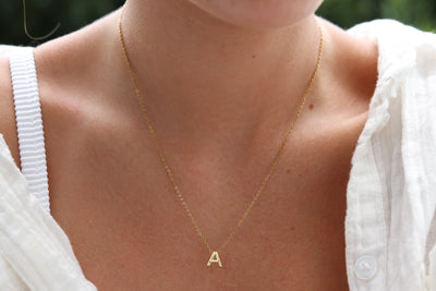 Dainty Initial Necklace